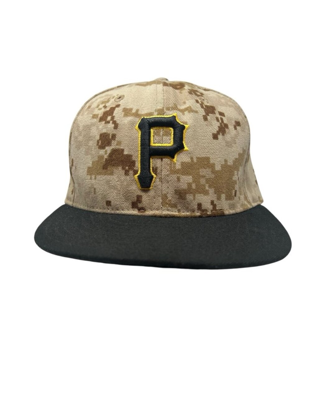 Pittsburgh Pirates New Era On Field Authentic Hat Cap 7 Camo 59Fifty Fitted 55.8